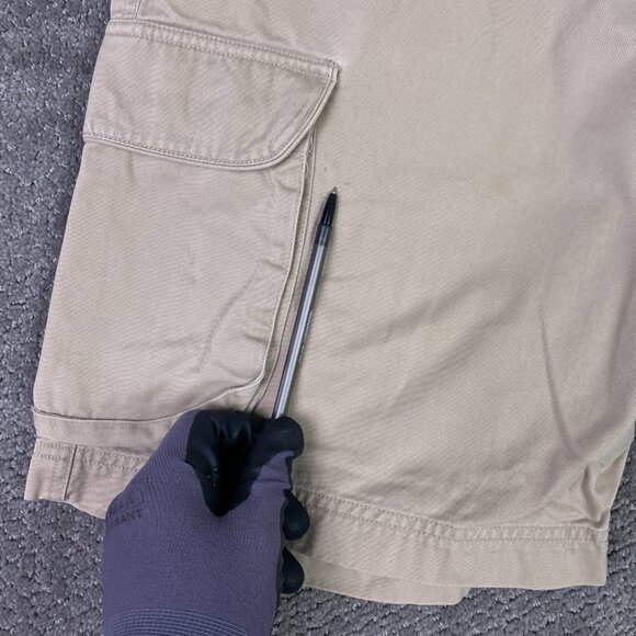 Vintage Polo Ralph Lauren Shorts Men's 33 Khaki Tan Chino Cargo - Picture 2 of 14